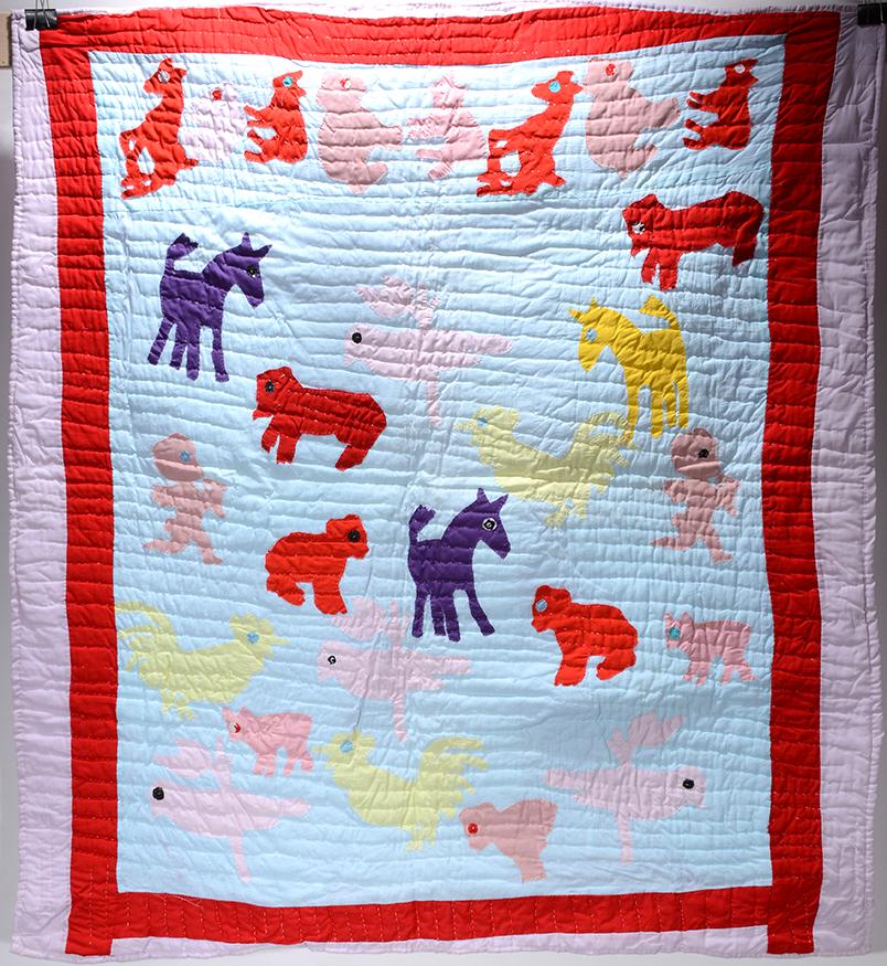 Sarah Mary Taylor. Horses & Animal Quilt. (1 of 3)