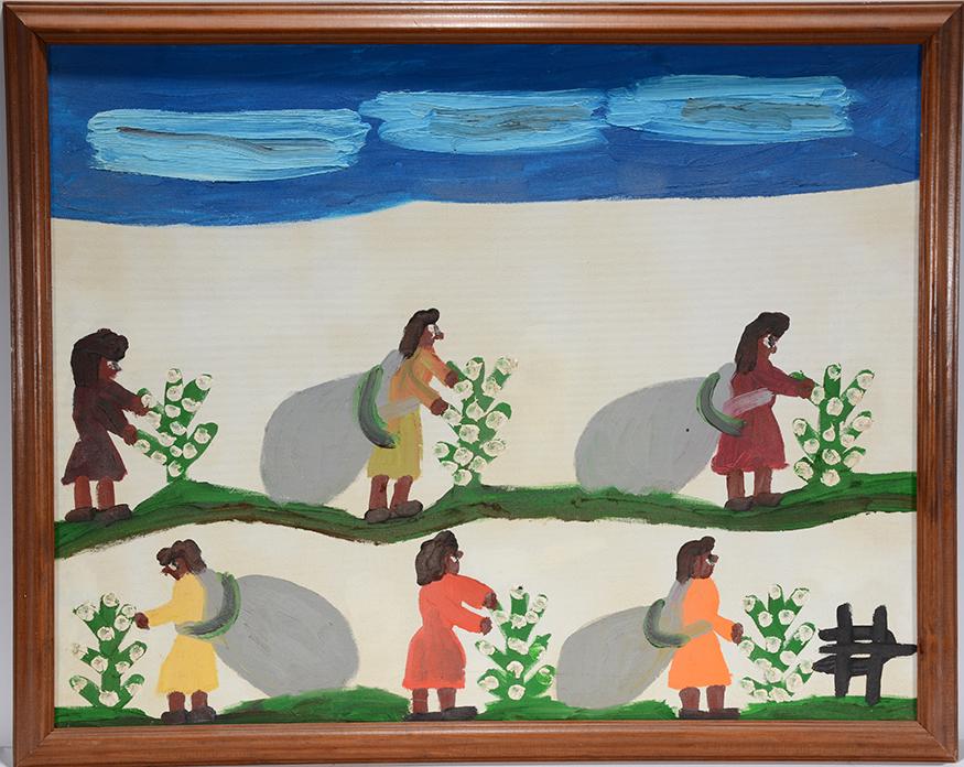 Clementine Hunter. Picking Cotton. (1 of 6)