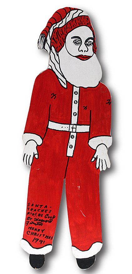 Howard Finster. Santa. (1 of 4)