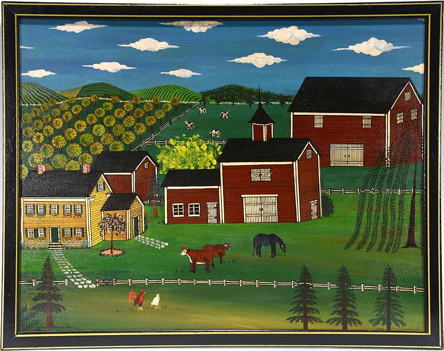 Phyllis Duffy. Farm Scene. (1 of 4)