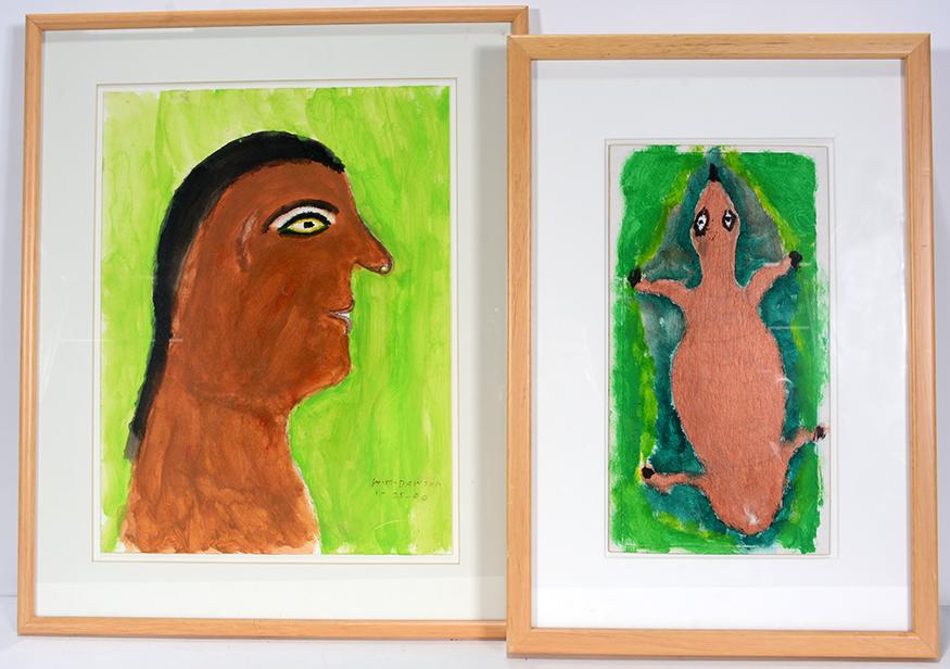 William Dawson. Profile & Critter. (1 of 2)