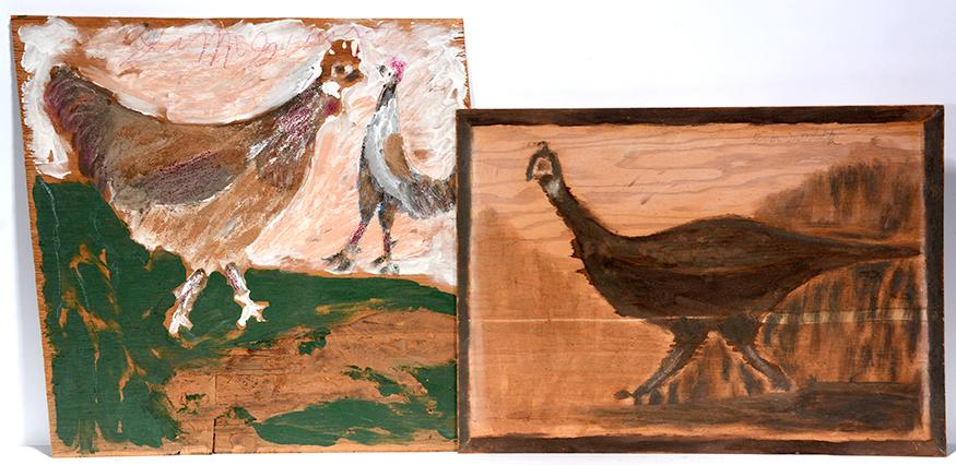 Jimmy Lee Sudduth. Yard Hens. (1 of 2)