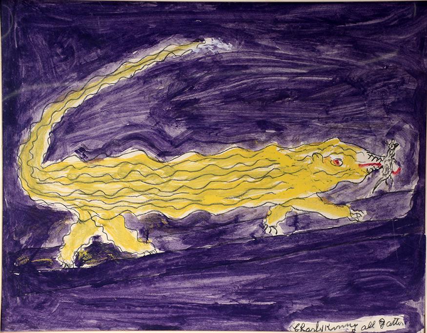 Charlie Kinney. Yellow Gator. (1 of 3)