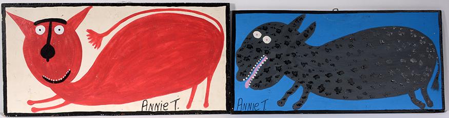 Annie Tolliver. Red Cat & Grey Dog. (1 of 1)