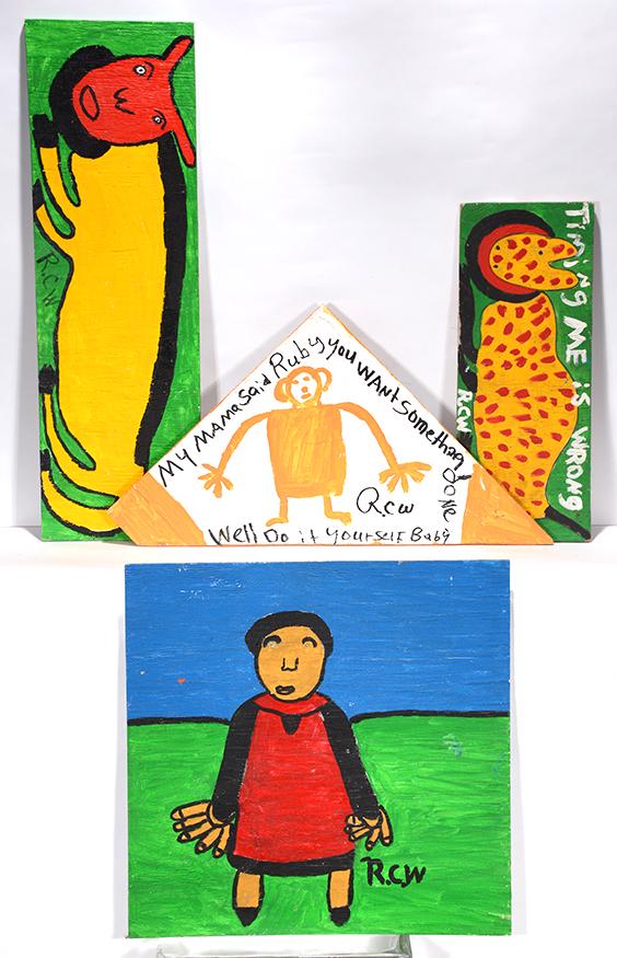 Ruby Williams. Four Paintings. (1 of 1)