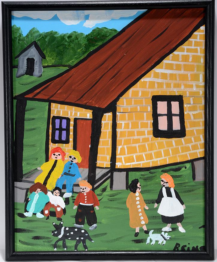 Bernice Sims. Children Playing. (1 of 2)