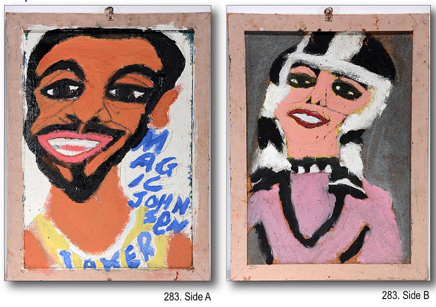 Artist Chuckie. Magic Johnson & Unknown. (1 of 3)