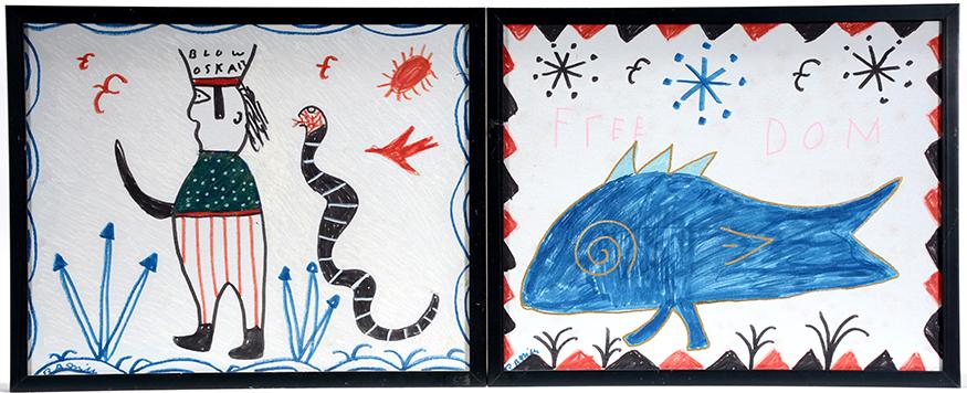 R.A. Miller. Blow Oskar & Fish. (1 of 1)