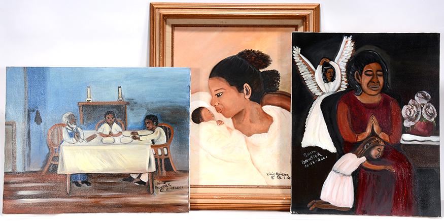 Billie Brewster. 3 Original Paintings. (1 of 1)