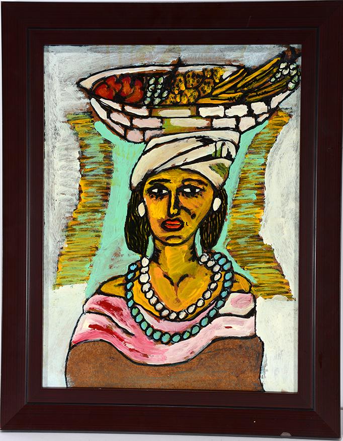 Rudy Bostic. Woman With Basket. (1 of 1)