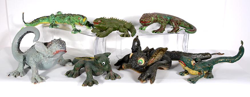 Minnie Black. 7 Fantasy Lizards. (1 of 2)