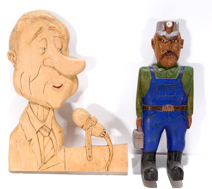 Dow Pugh. Nixon & Coal Miner. (1 of 2)