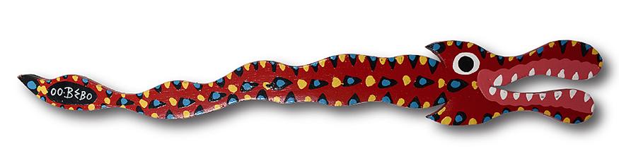 Bebo. Big Mouth Snake. (1 of 2)