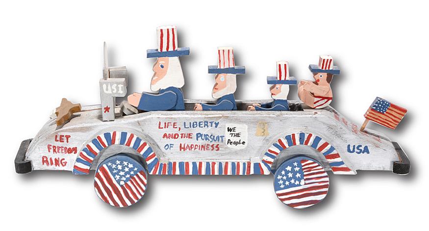 Tubby Brown. Uncle Sam Car. (1 of 4)