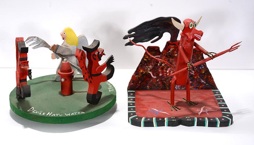 Tubby Brown & Frank Pickle. Devil Dioramas. (1 of 3)