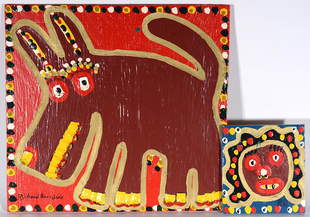 Richard Burnside Black Dog Nov 10 19 Slotin Folk Art In Ga Richard Burnside Black Dog Nov 10 19 Slotin Folk Art In Ga