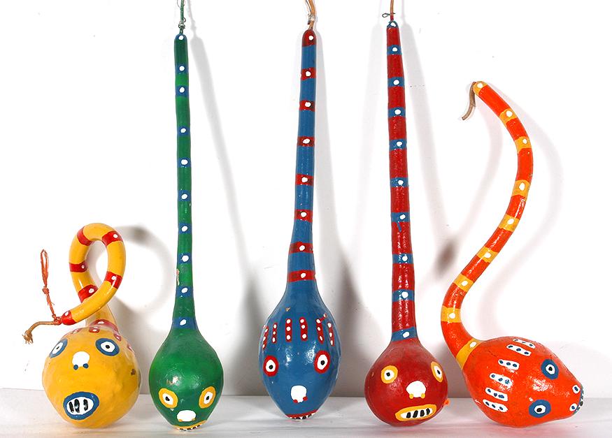 Richard Burnside. 5 Gourd Fish. (1 of 1)