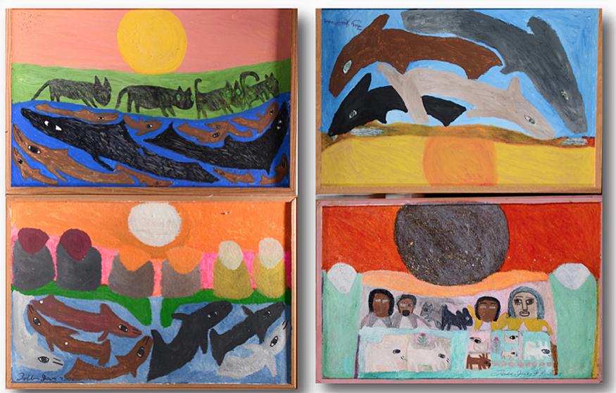 Toby Ivey. 4 Original Paintings. (1 of 1)