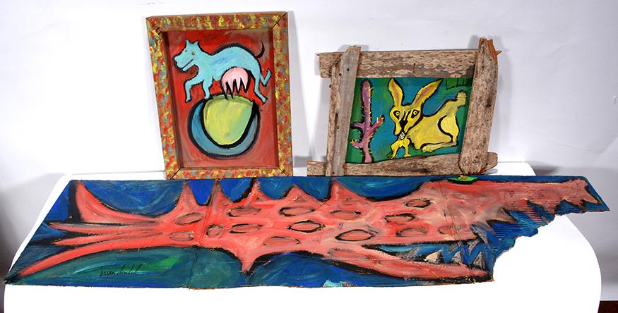 Brian Dowdall. 3 Original Paintings. (1 of 1)