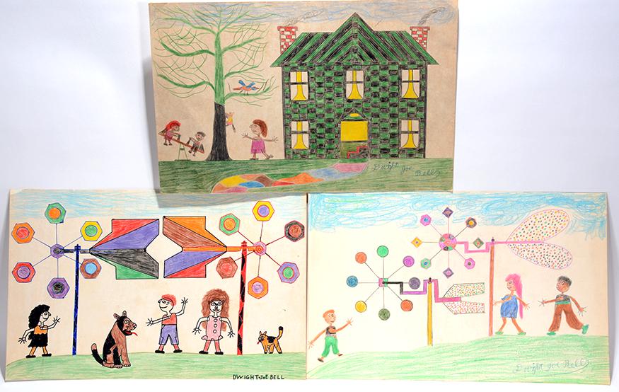 Dwight Joe Bell. 3 Drawings. (1 of 1)