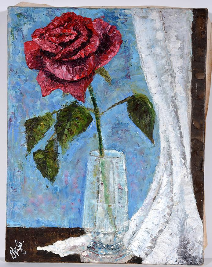 Rose In A Vase. (1 of 1)