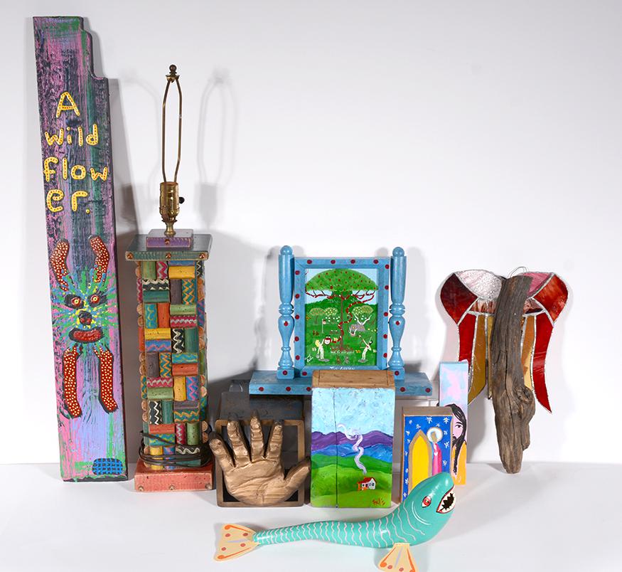 Variety of Folk Artists. Fun Box Lot. (1 of 3)