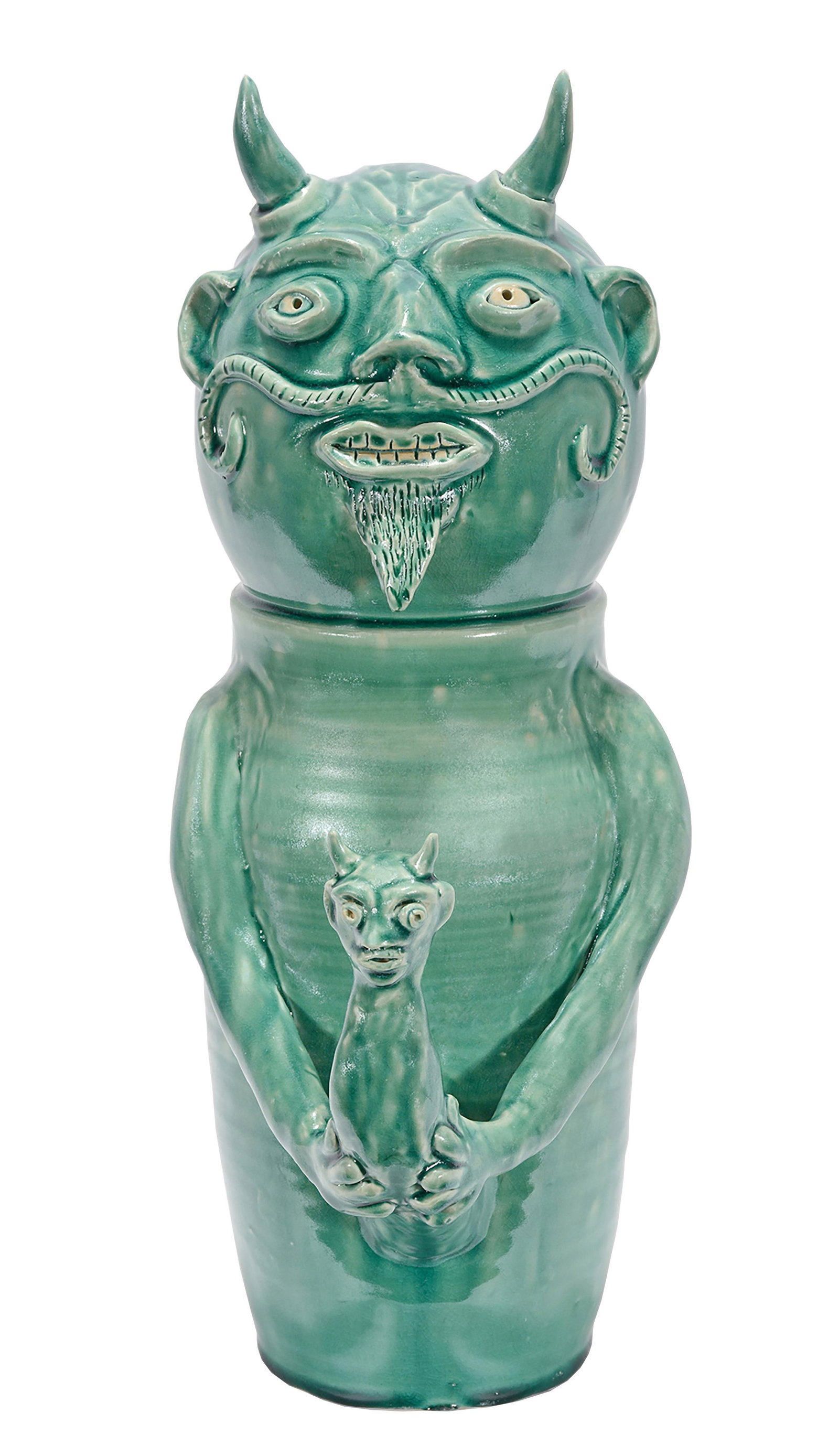 Randy Tobias. Erotic Devil.: Randy Tobias (b. 1954). Erotic Devil. Signed. Mint condition. 18” h. Est. $300-500. Ship: $85