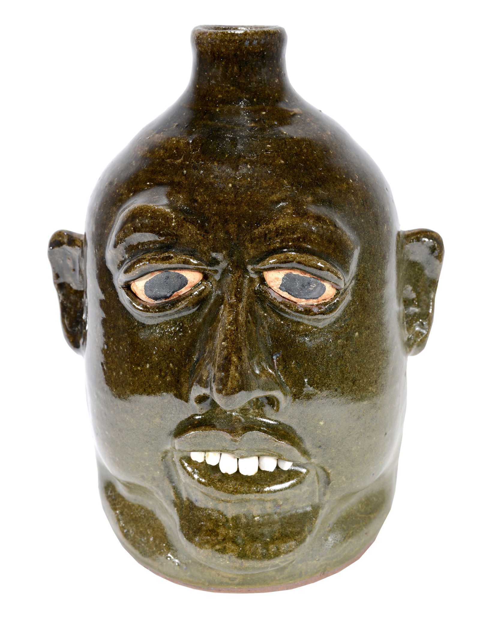 Lanier Meaders. Face Jug With Sad Eyes. (1 of 8)