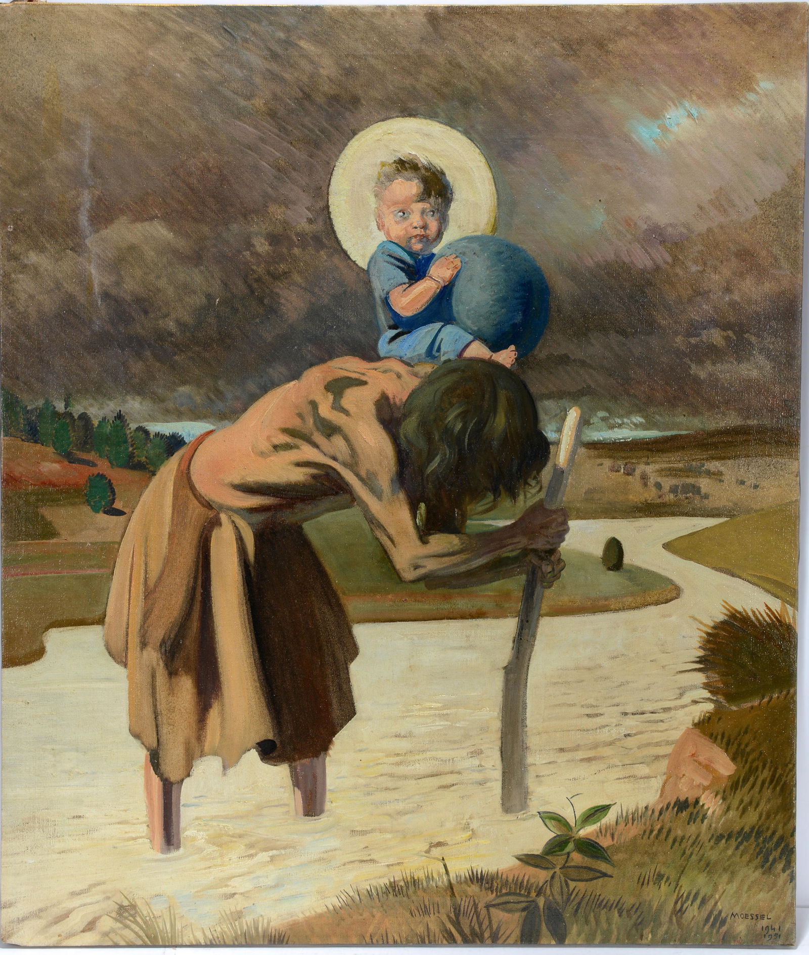 Julius Moessel. St. Christopheros. (1 of 10)