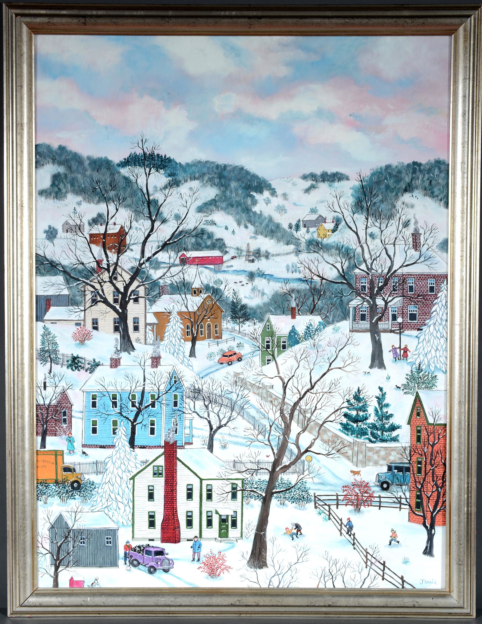 Janis Price. Large Winter Scene. (1 of 8)