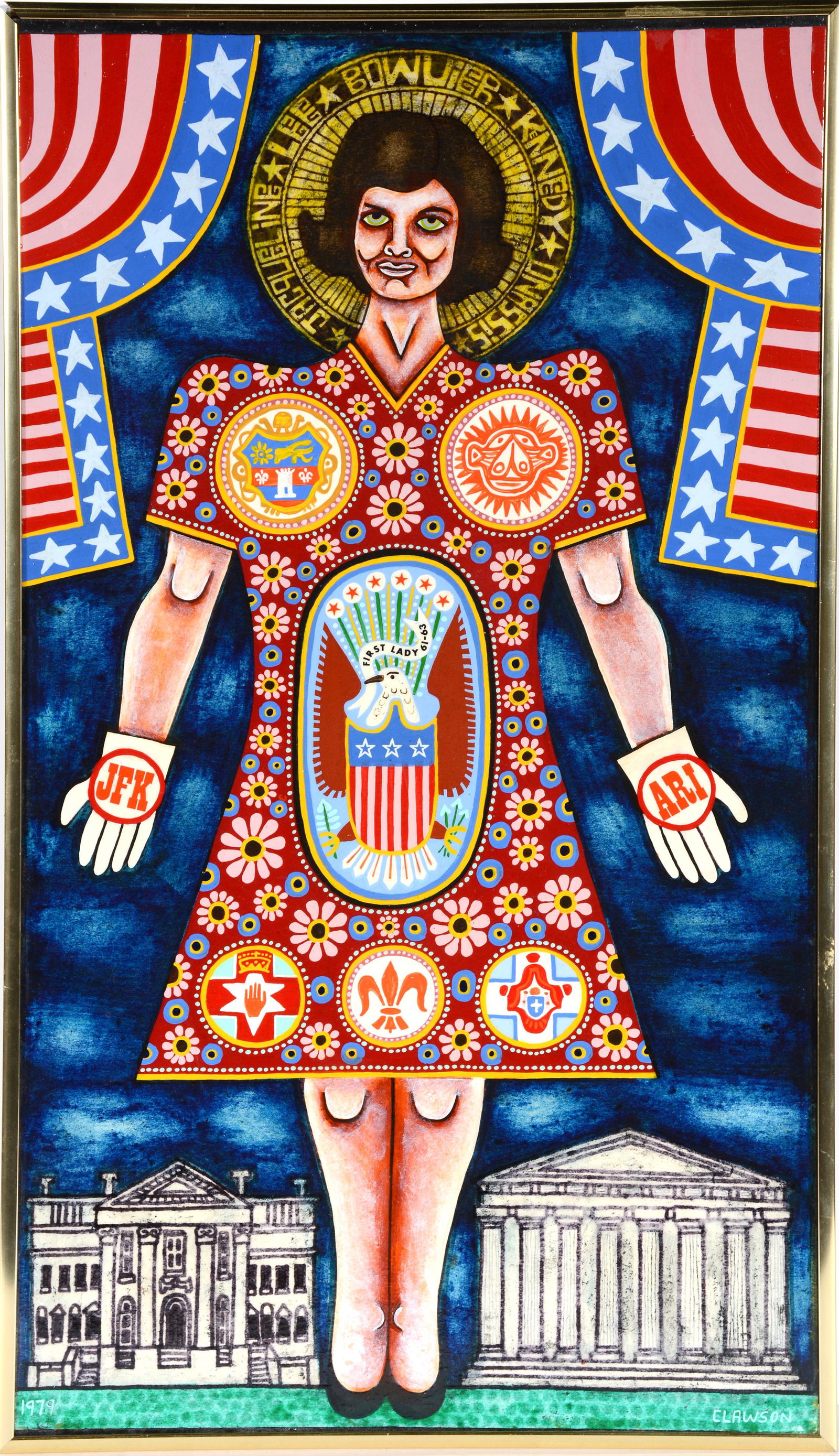 Rex Clawson. Jacqueline Bowvier Kennedy Onassis. (1 of 9)