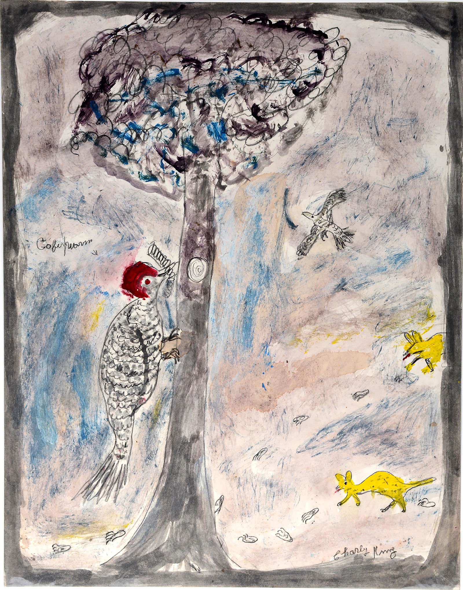 Charley Kinney. Red Headed Woodpecker. (1 of 4)