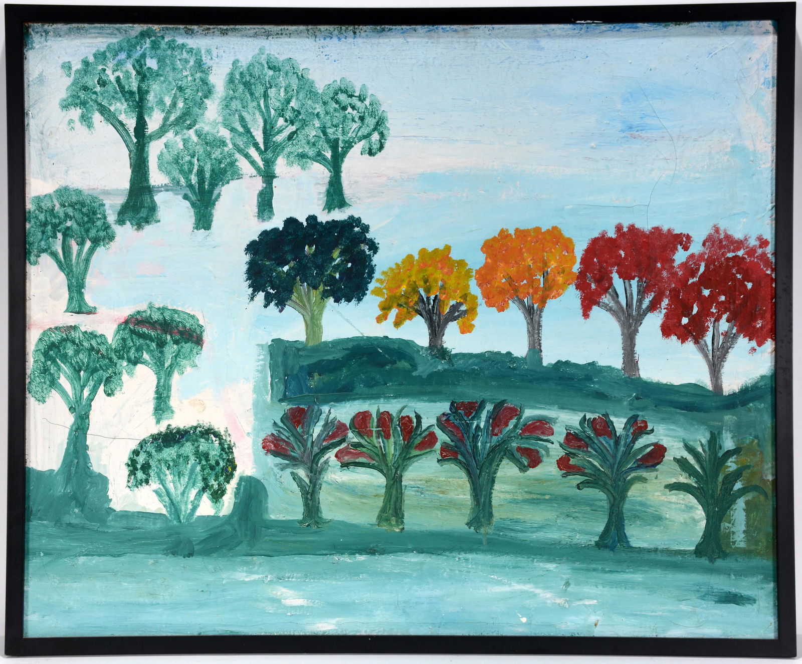 Morris Ben Newman. Colorful Trees. (1 of 3)