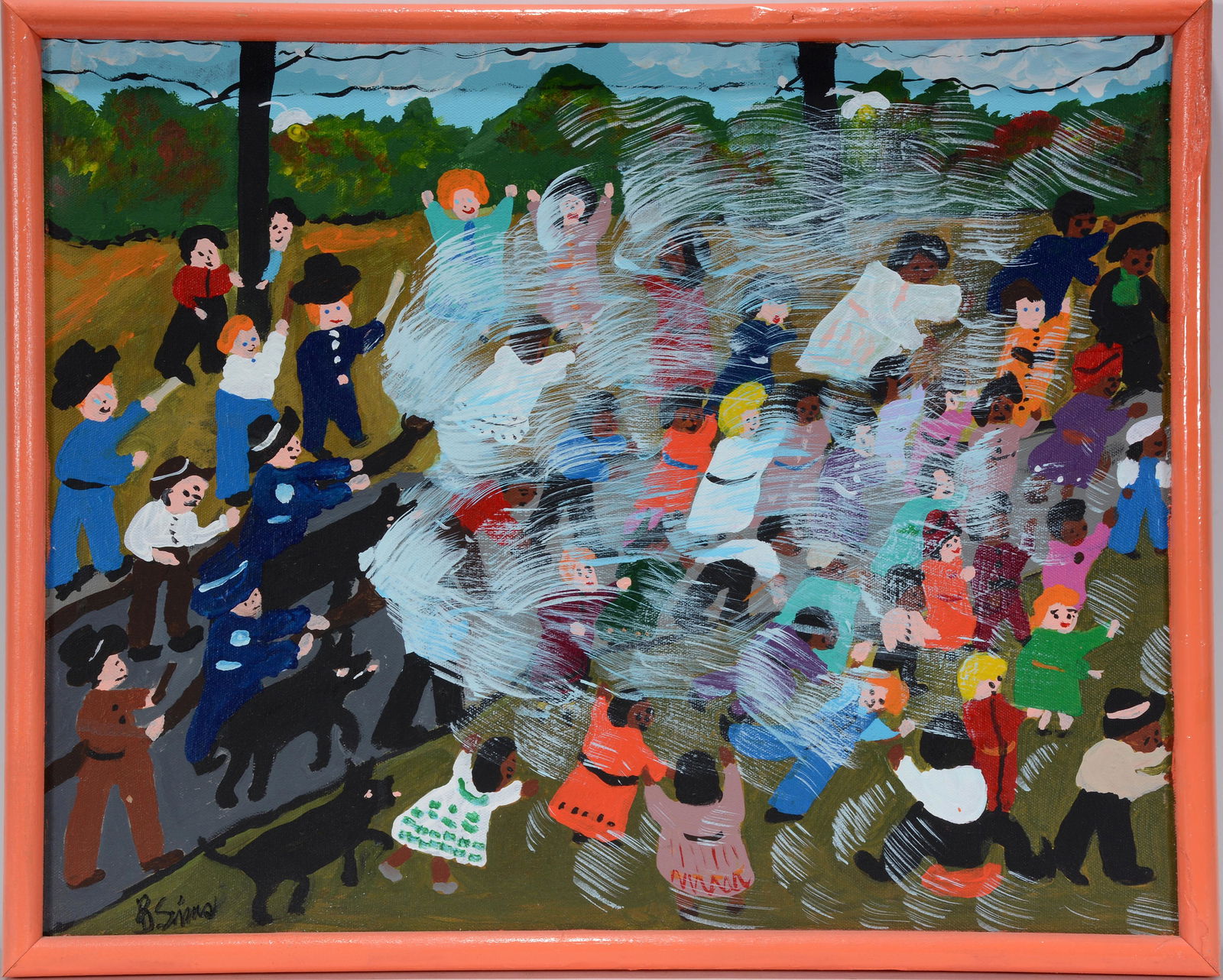 Bernice Sims. Turn Hose On Demonstraters. (1 of 4)