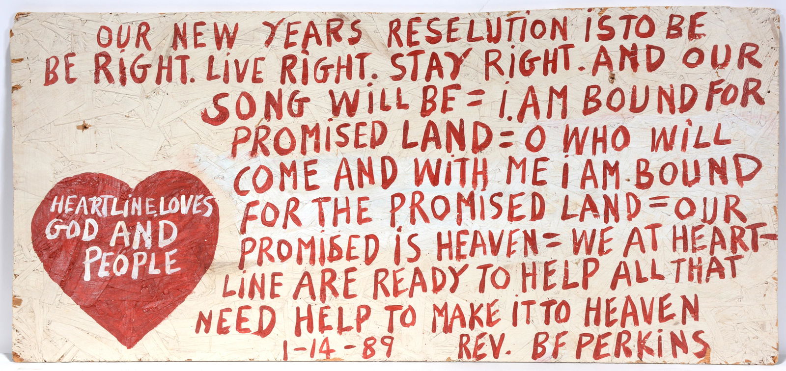 B.F. Perkins. New Years Reselution Is Be Be Right. (1 of 5)