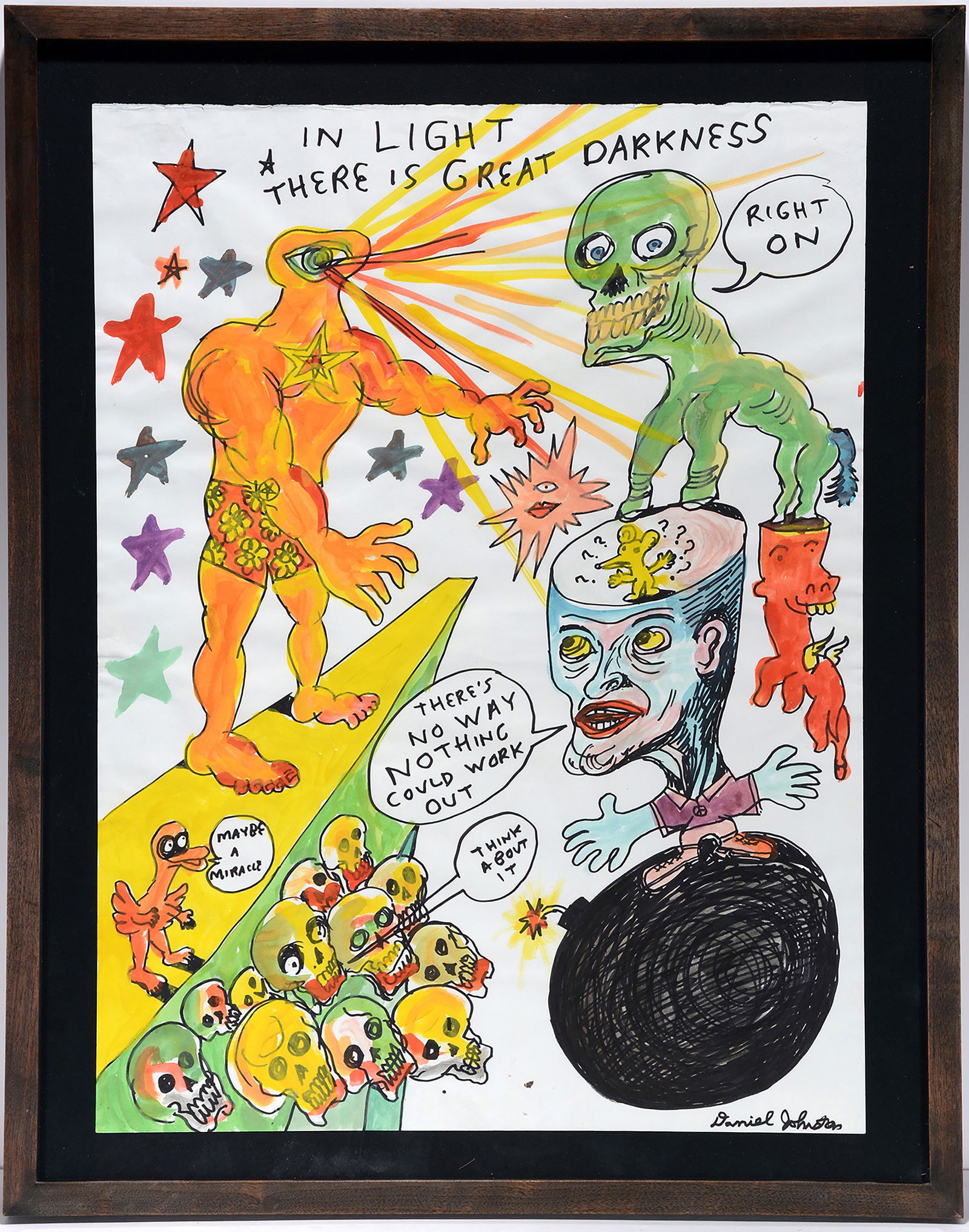 Daniel Johnston. In The Light Great Darkness. (1 of 6)