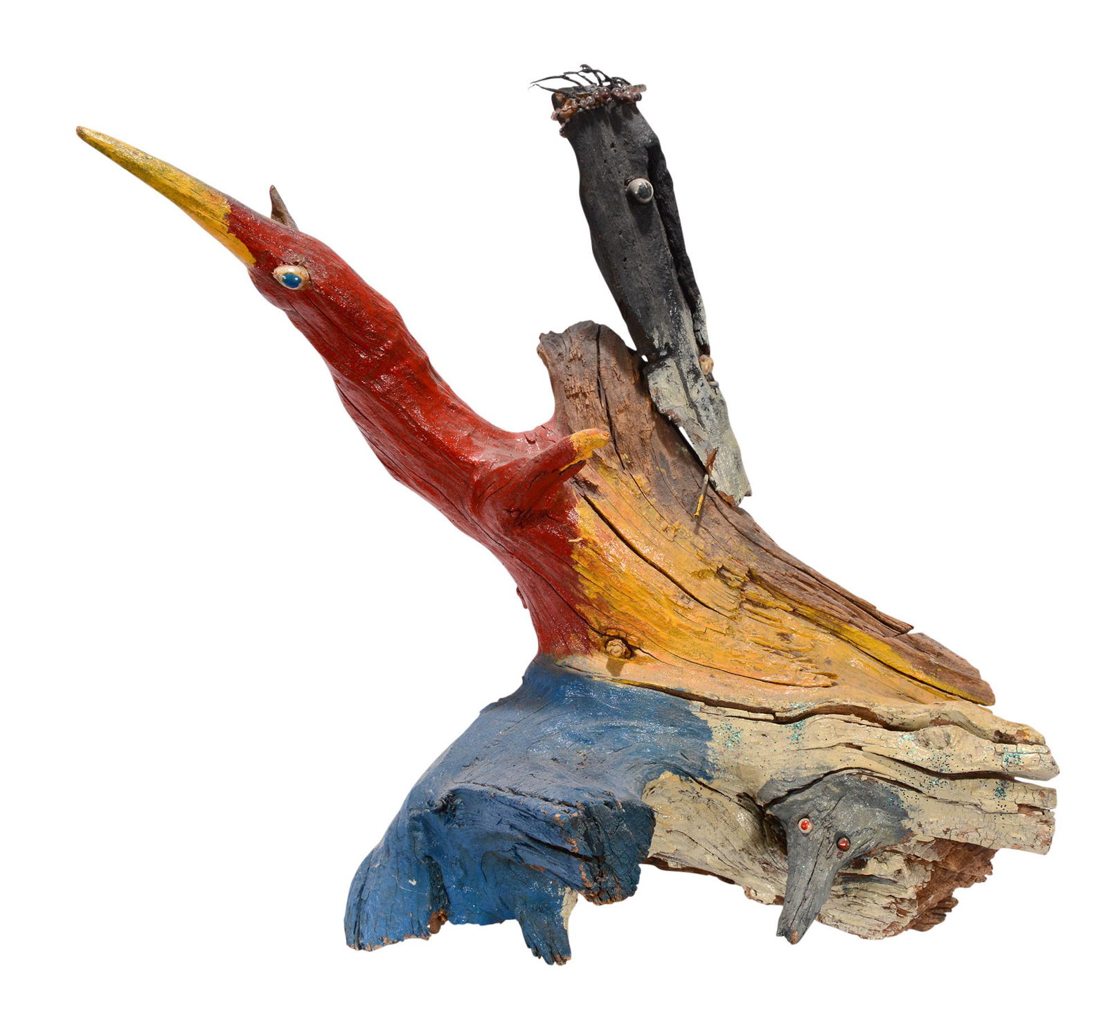 Bessie Harvey. King With Bird & Rat. (1 of 7)