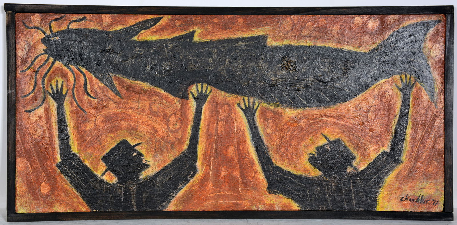 ‘Red Mud’ Chandler. Men with Black Catfish. (1 of 5)