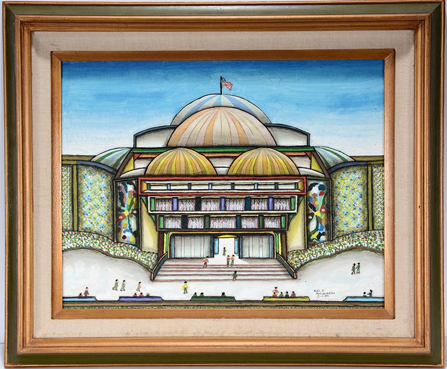 Alex Maldonado. Am Flag Over Dome. (1 of 2)