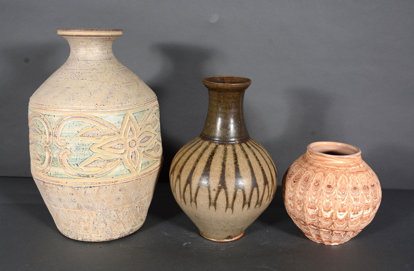 Daniel Johnston, & Dover. 3 Art Pots. (1 of 7)