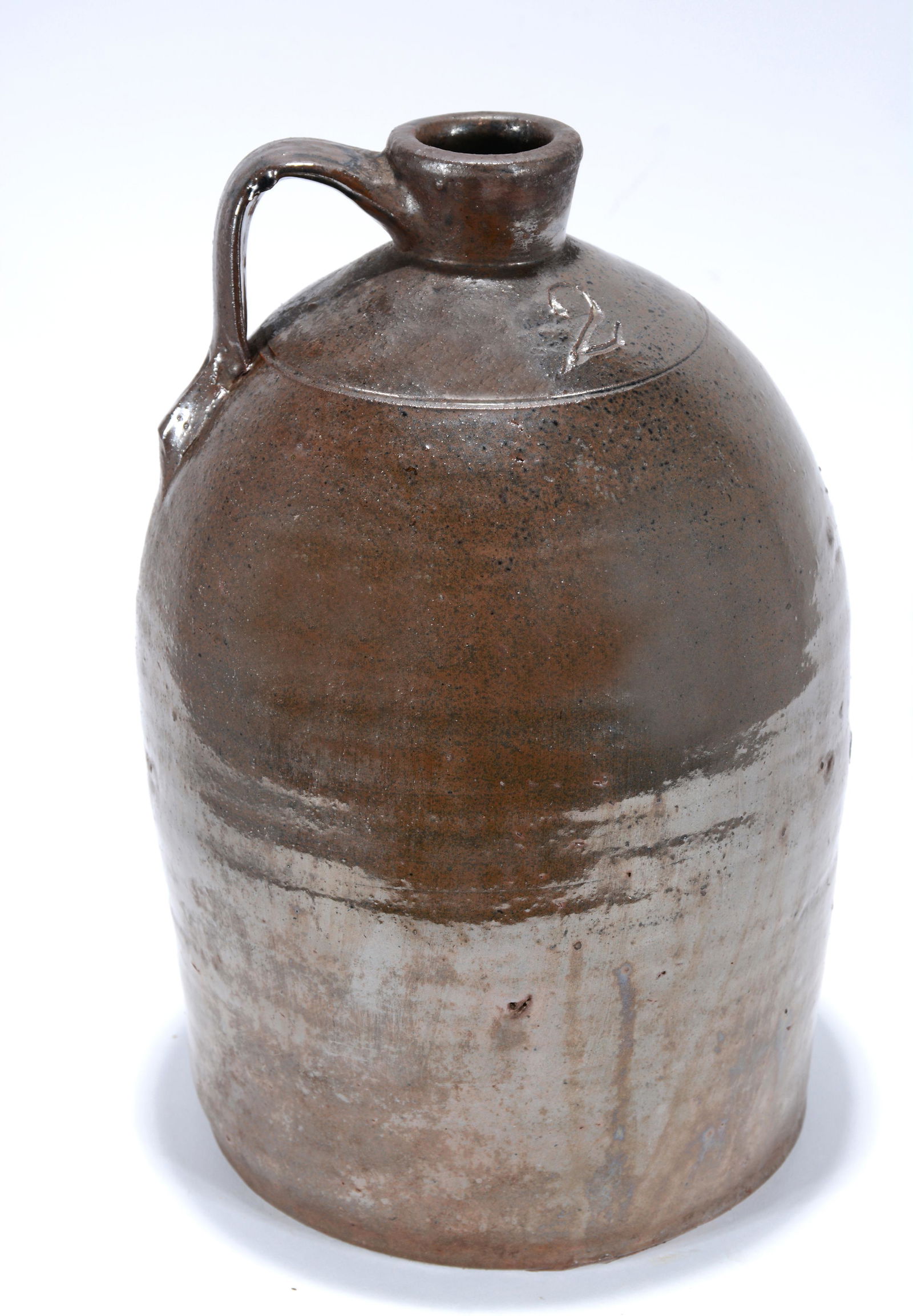 Two Gallon Albany Slip Whiskey Jug. (1 of 3)
