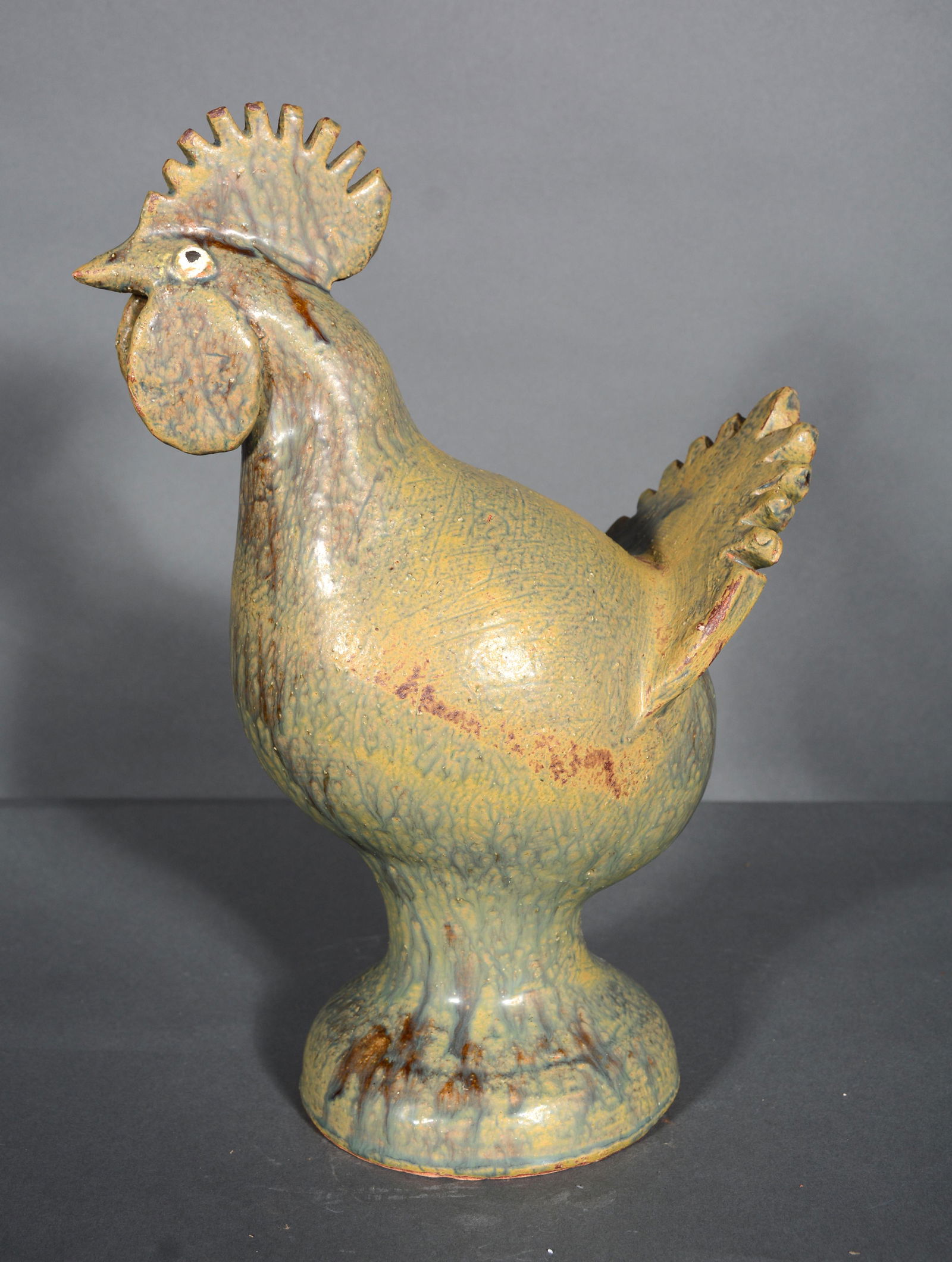 Reggie Meaders. Ash Drip Green Rooster. (1 of 3)