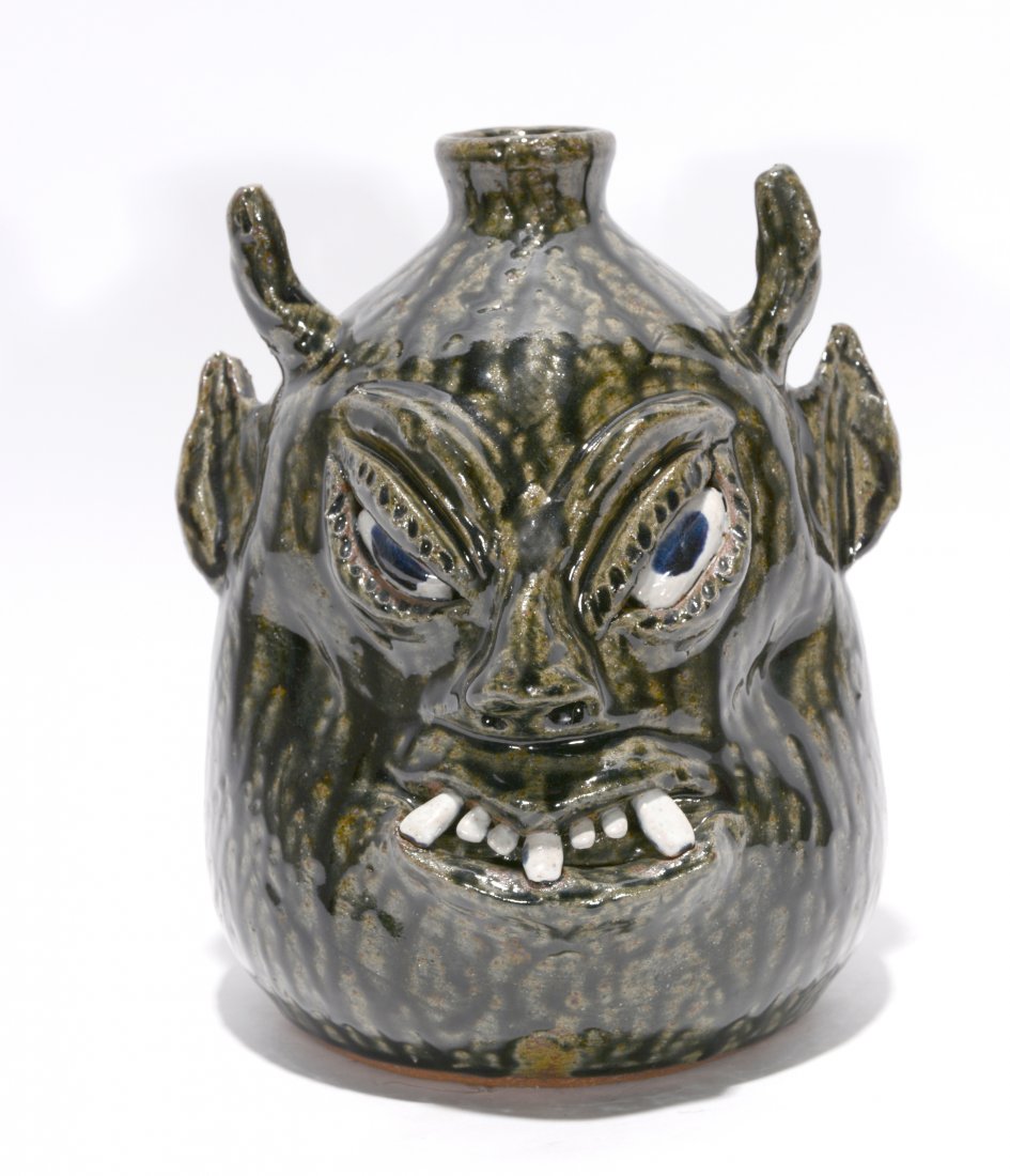 C.J. & Billie Meaders. Devil Face Jug. (1 of 4)