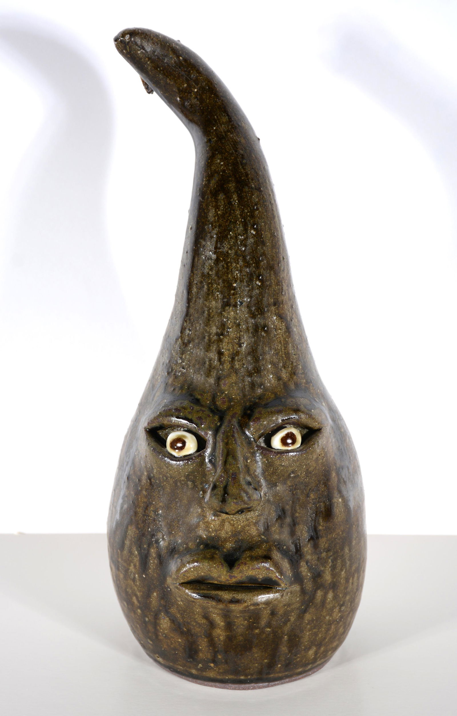 David Meaders. Gourd Pottery Face. (1 of 2)