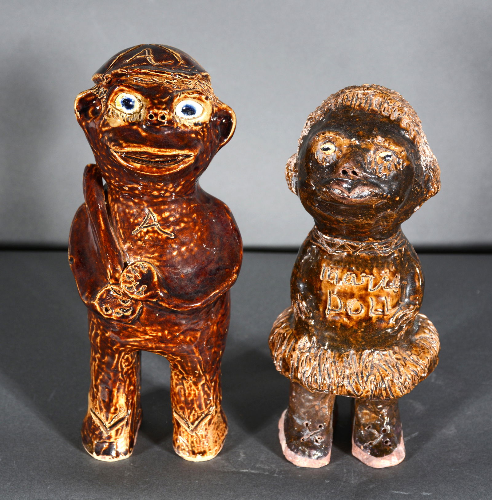 Marie Rogers. Braves Baseball Player & Doll. (1 of 3)