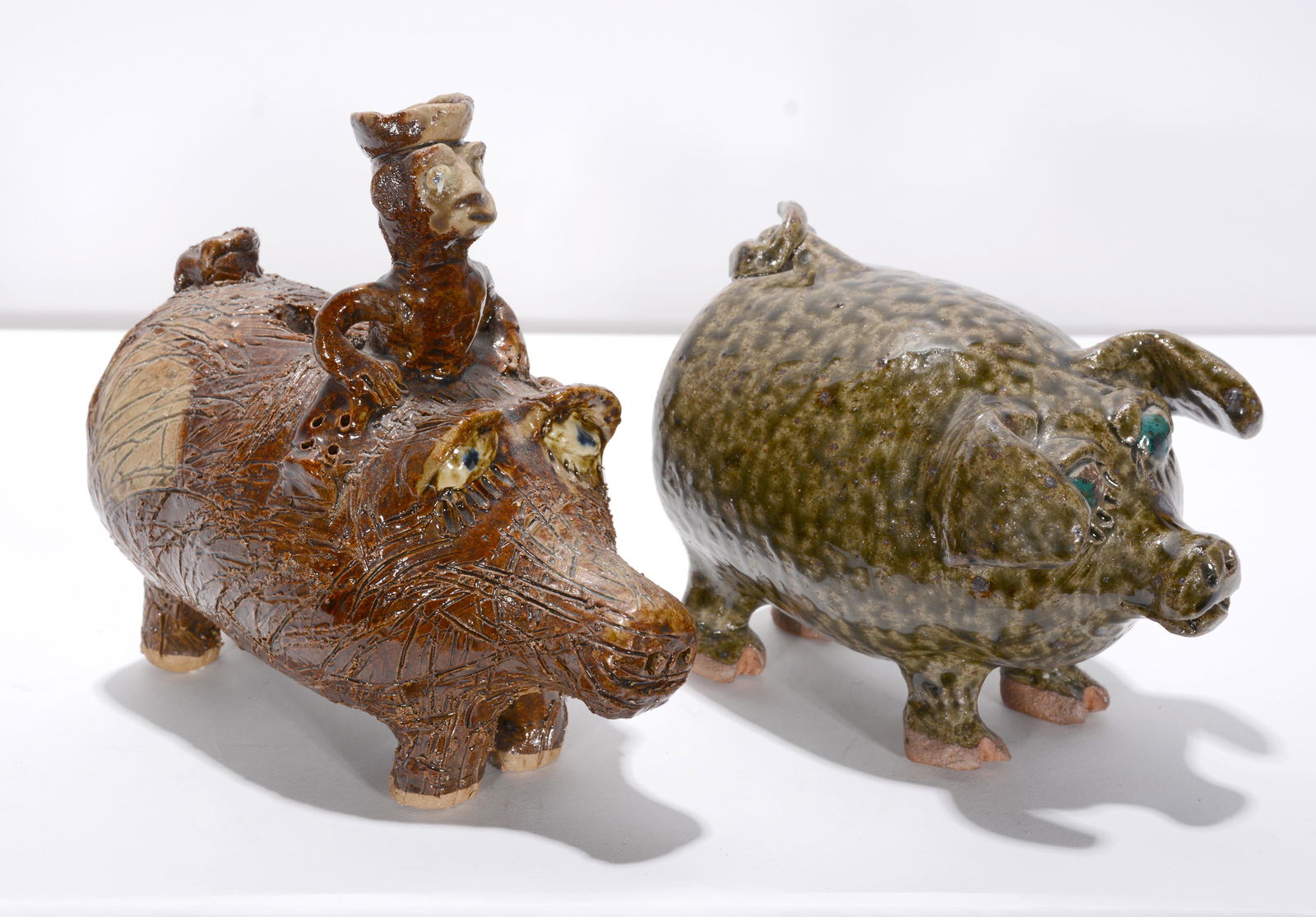 Marie Rogers & C.J. & Billie Meaders. Georgia Pigs. (1 of 3)