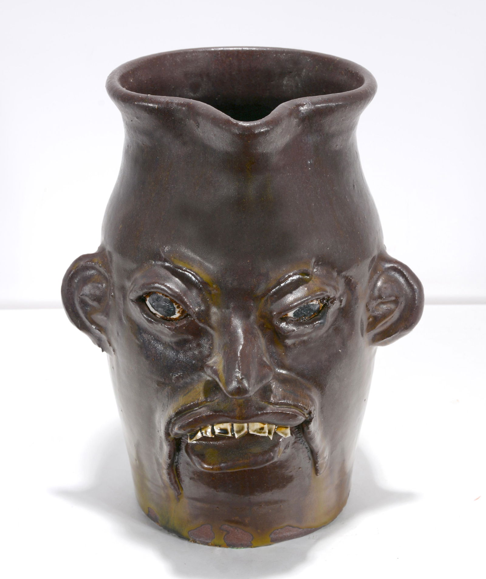Chester Hewell. Large Face Pitcher. (1 of 3)