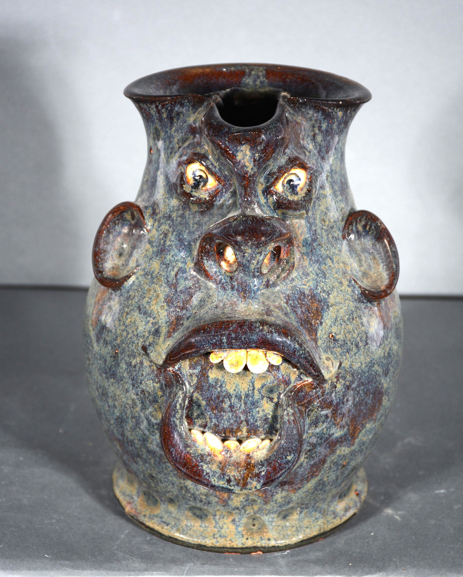 Roger Corn. Face Pitcher. (1 of 2)