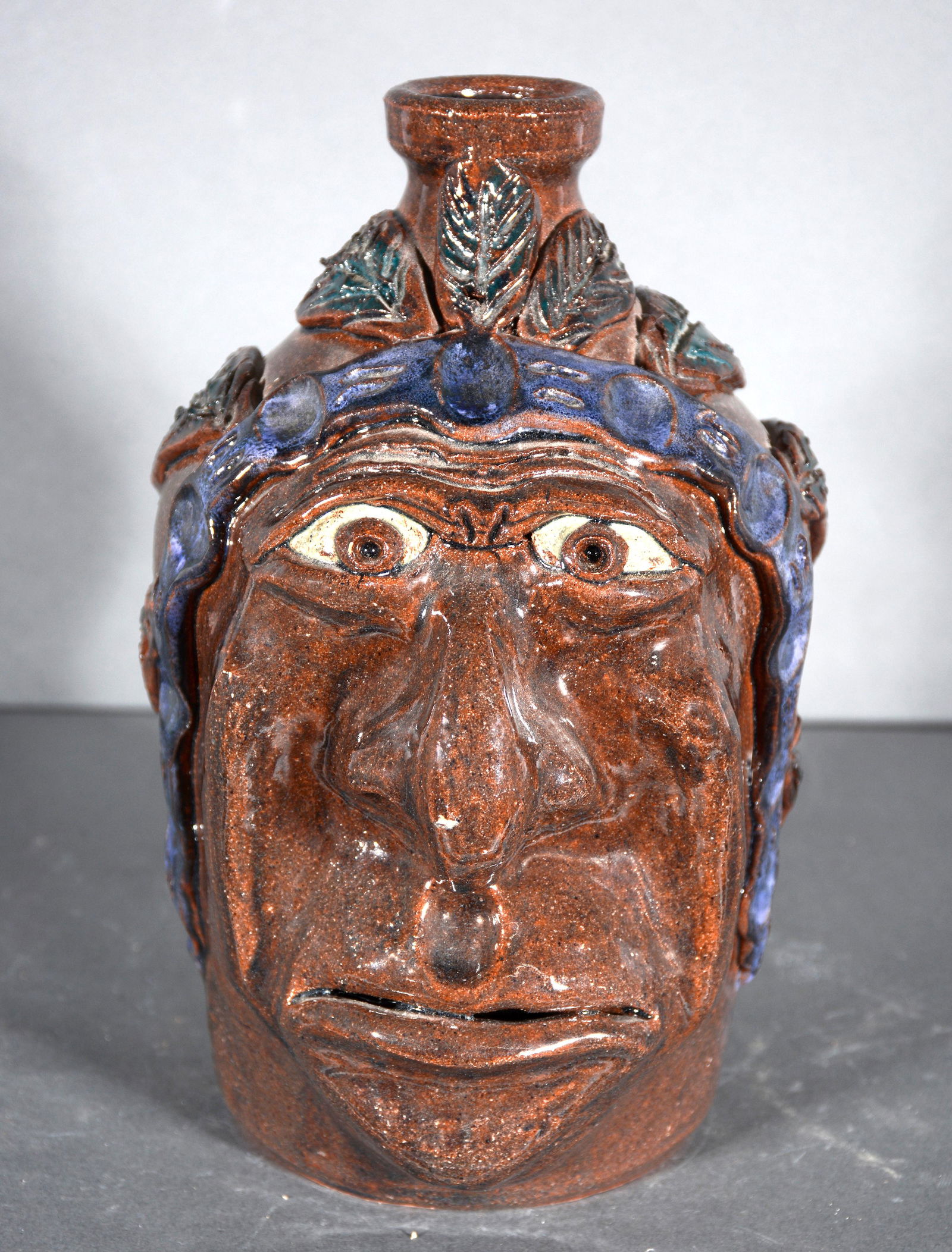 Brian Wilson. Indian Face Jug. (1 of 3)