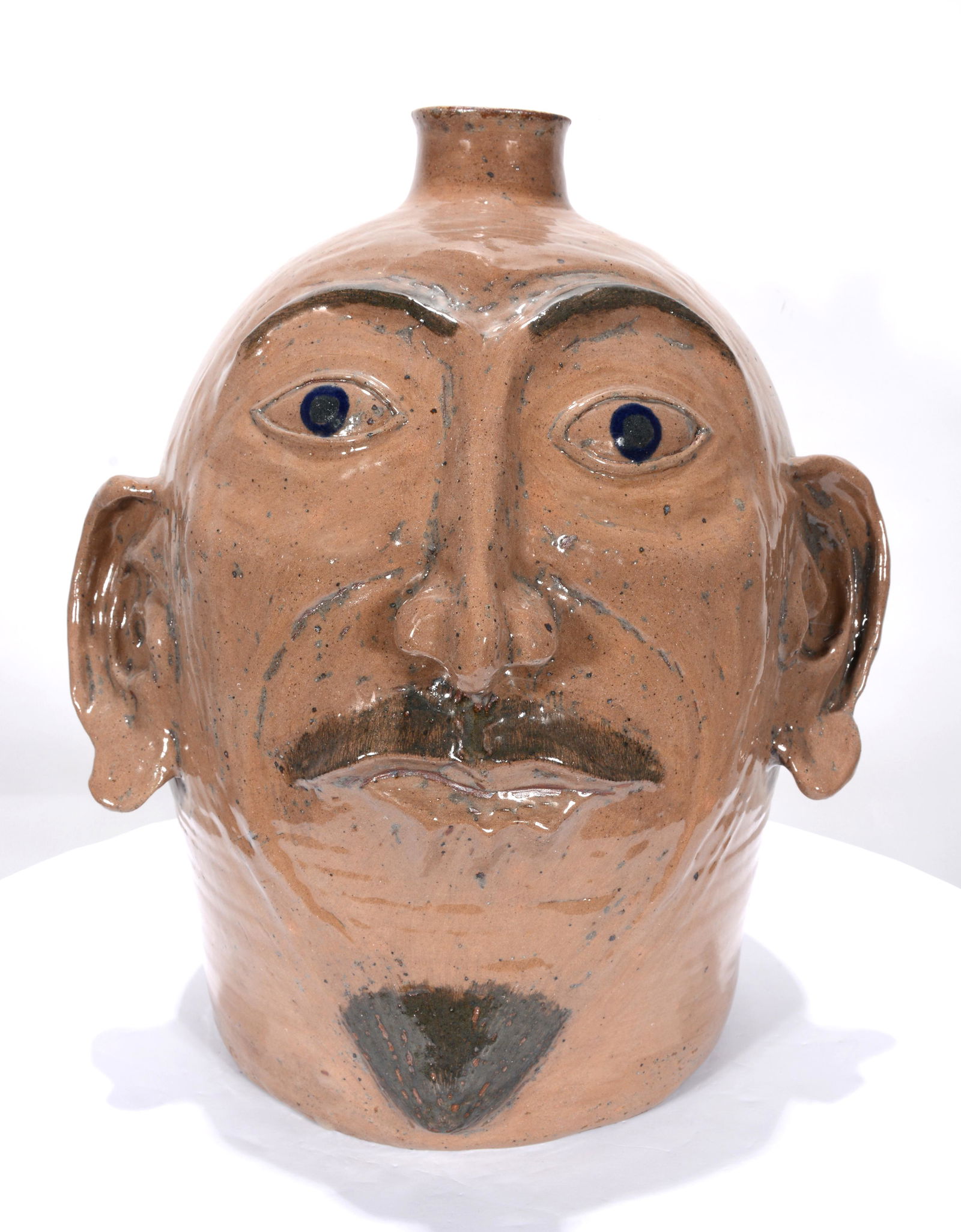 Allen Ham. Five Gallon Face Jug. (1 of 3)